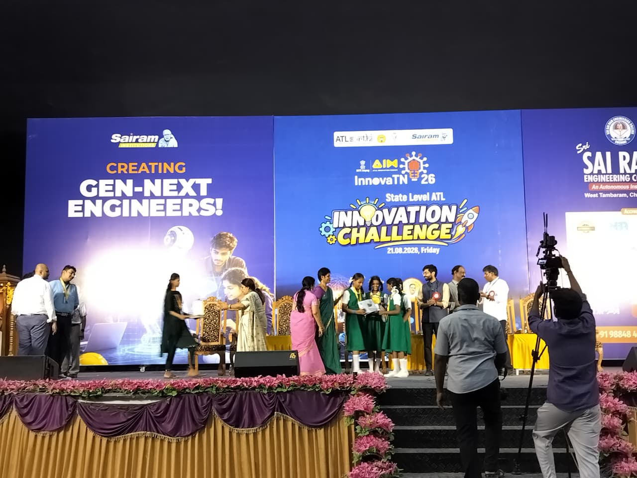 InnovaTN 26 State Level ATL Innovation Challenge @ Sairam Engineering College